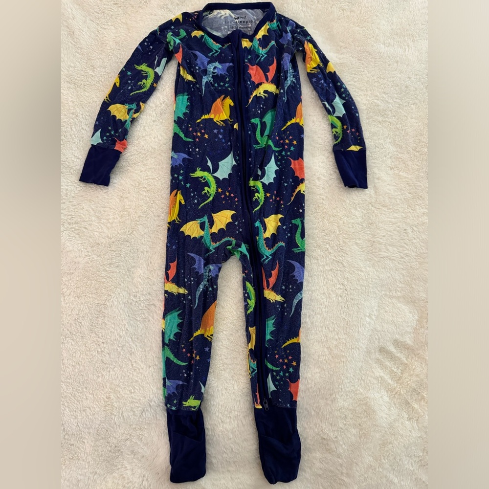 Little Sleepies zippy in galaxy dragon Sz. 18-24 months